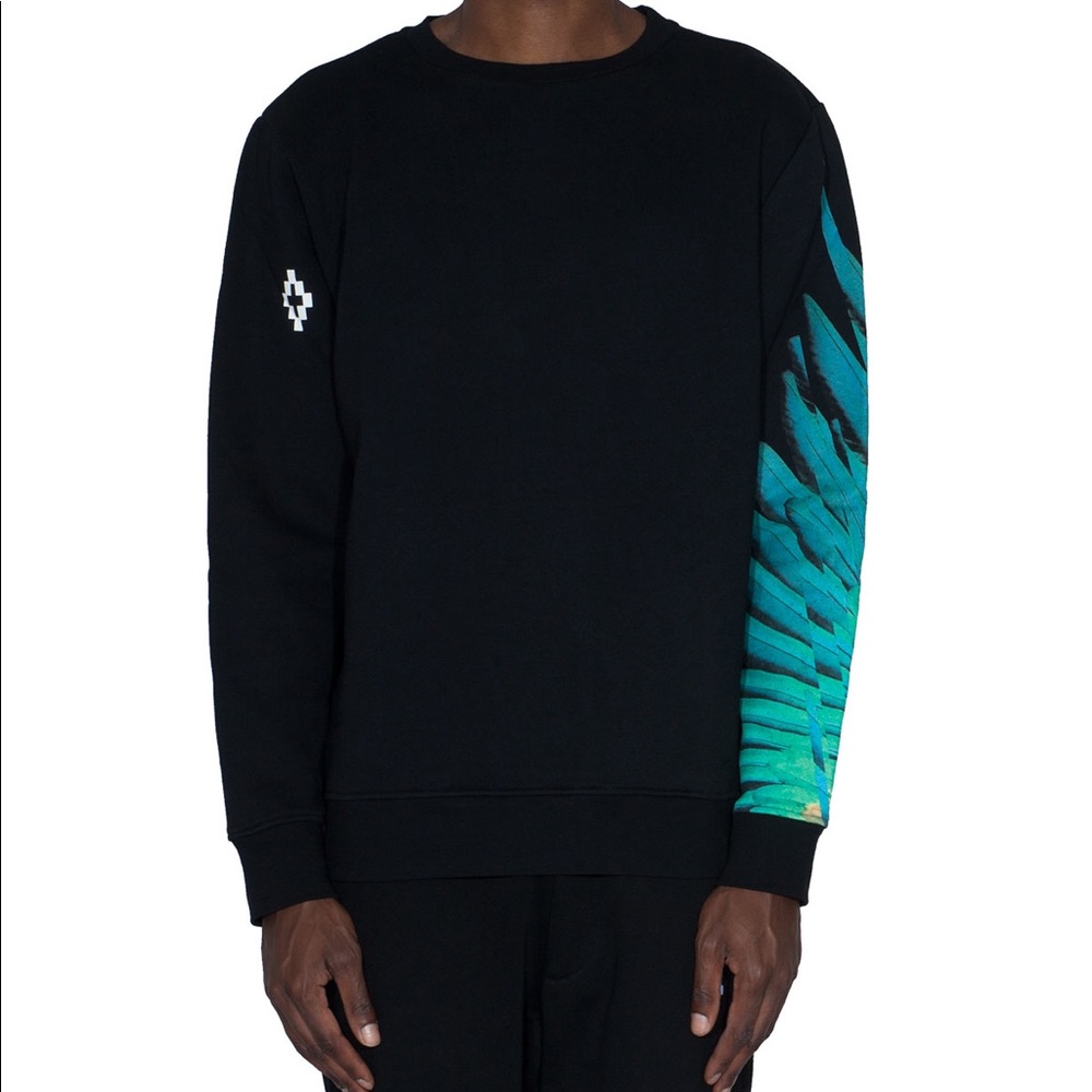Oversized Marcelo Burlon Unique Design Sweatshirt.
